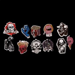Gothic Skeleton Sticker Bundle
